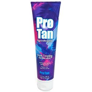 Pro Tan Hypoallergenic Dark Tanning Accelerator Lotion 9.5oz Fragrance Free
